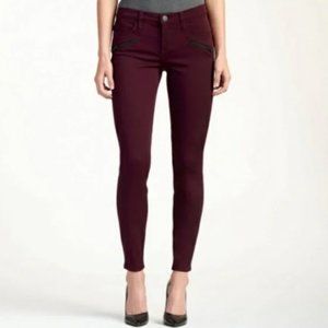 Rock & Republic Kashmiere Midrise Plum Skinny Jeans sz10